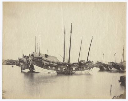 John Thomson (1837-1921)
Jonques chinoises...