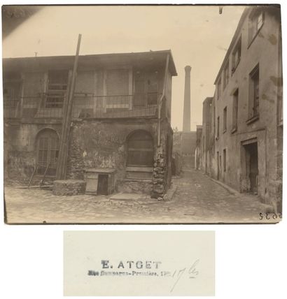 Eugène Atget (1857-1927)
Passage Moret, ruelle...