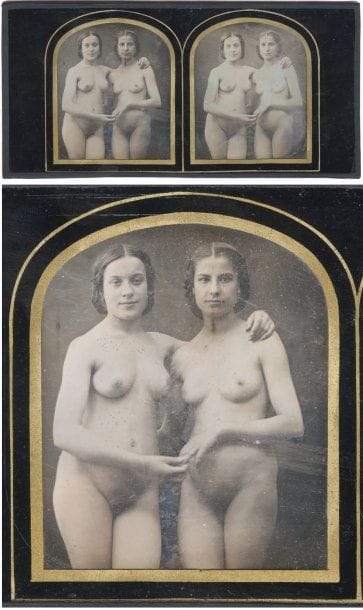 Félix Moulin (1802-1875) attr.
Les deux amies...
