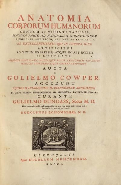COWPER (Gulielmo)
ANATOMIA CORPORUM HUMANORUM......
