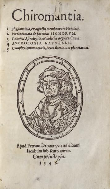 INDAGINE (Johannes de)
CHIROMANTIA. Physionomia,...