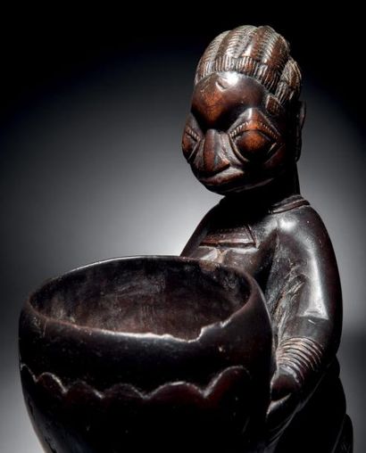 Porteuse de coupe Yorouba, Nigeria
Bois à...