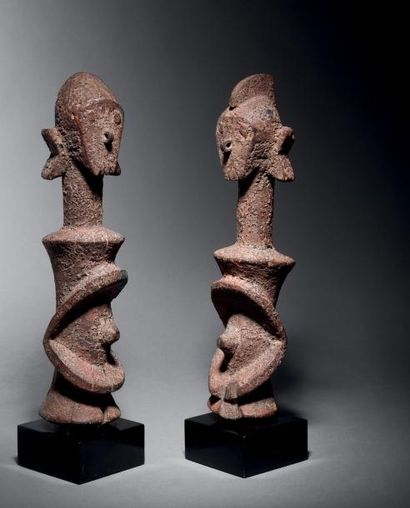 Couple de statues Wurkun, Nigeria
Bois à...