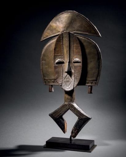 Figure de reliquaire mbulu ngulu, Gabon
Bois...