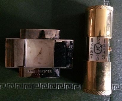 Lot de boîtes pour montres à gousset dont...