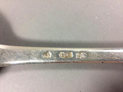Cuillère à ragout XVIII (?) en argent
Poids:...