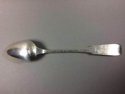 Cuillère à ragout XIX en argent 950 millièmes
Poids:...