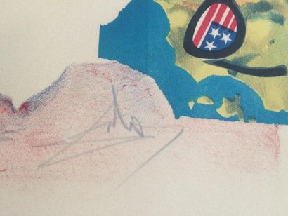 Lithographie
D'après Dali
Numérotée 74/2...
