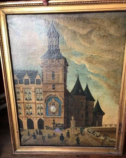 Ecole Française du XIXème

La conciergerie...