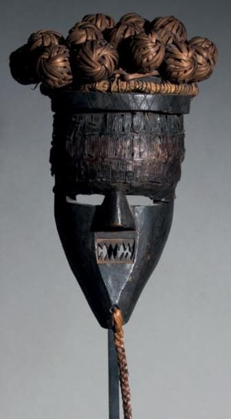 Masque Salampasu, Est de la région du Kasaï,...