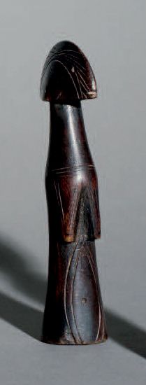Petite poupée Mossi, Burkina Faso.
Bois dur...