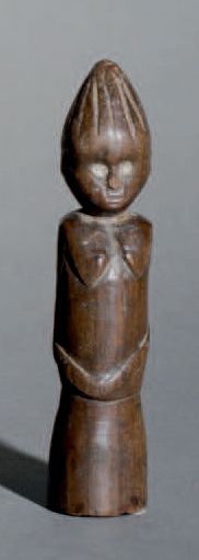 Petite poupée, Afrique occidentale.
Bois...