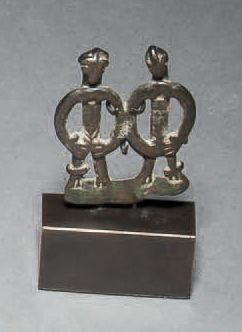 Pendentif Senoufo, Côte d'Ivoire.
Bronze...