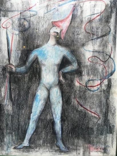 Odette ELINA (1910-1991)

Le clown blanc
Pastel...