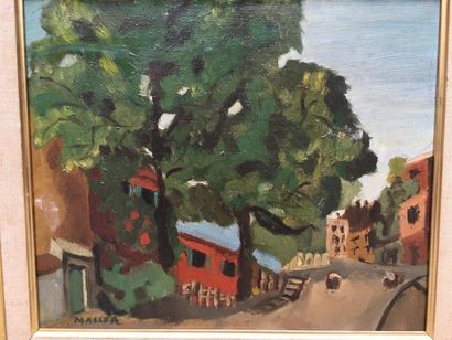 SALLER
La place du village
Huile sur toile...