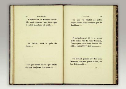 FORNERET (Xavier)
Sans Titre par un Homme...