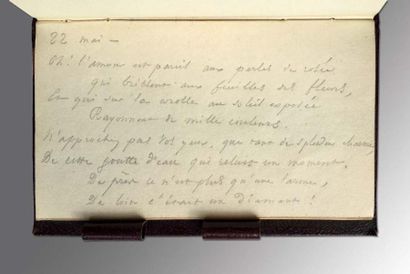 HUGO (Victor)
Carnet autographe, 81 pages...