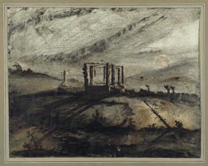 HUGO (Victor)
[Gibet de Montfaucon]. 1847....