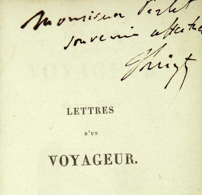 SAND (George)
Lettres d'un voyageur. Bruxelles,...