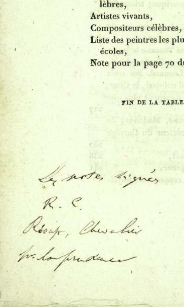STENDHAL
Histoire de la peinture en Italie,...