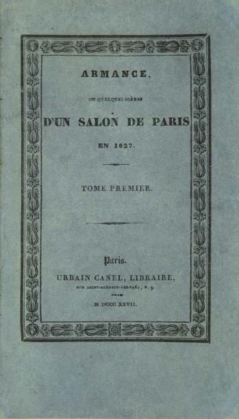 STENDHAL
Armance ou Quelques scènes d'un...