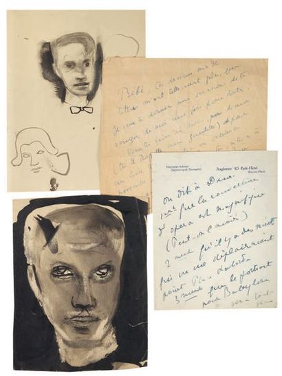 CREVEL René
DEUX LETTRES AUTOGRAPHES SIGNÉES...