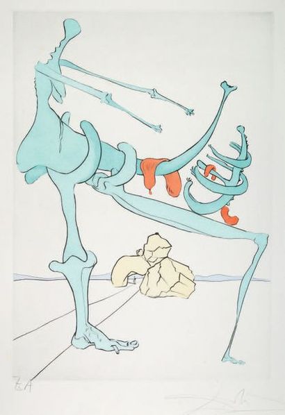 DALI Salvador
QUEVEDO VISIONNAIRE. SQUELETTE...