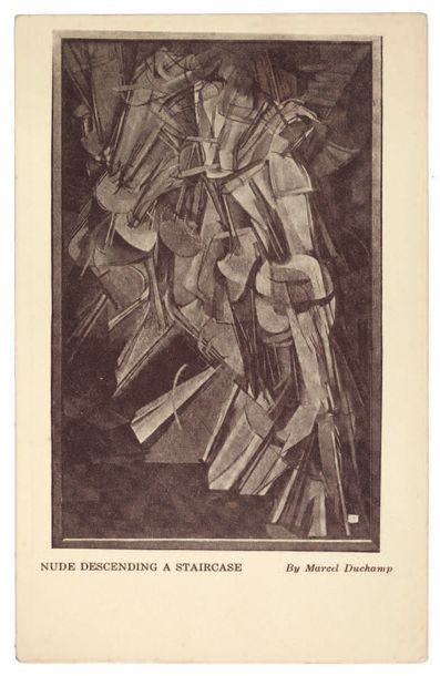 [DUCHAMP Marcel ]
CARTE POSTALE NUDE DESCENDING...