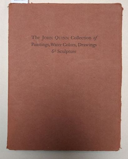 [DUCHAMP MARCEL]
THE JOHN QUINN COLLECTION...