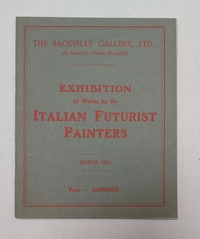 [FUTURISME ITALIEN]. EXHIBITION OF WORKS...