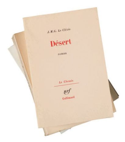LE CLÉZIO J.M.G.
DÉSERT. Paris, Gallimard,...