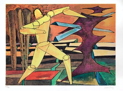Man Ray
L'HOMME INFINI. LITHOGRAPHIE ORIGINALE...