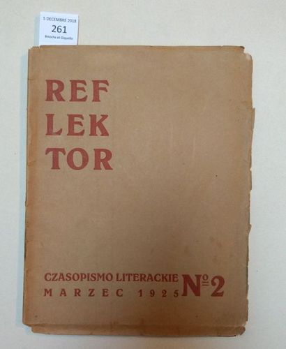 REVUE. REFLEKTOR. Numéro 2 de 1925. In-8...