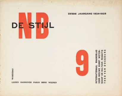 REVUE. DE STIJL. Leyden, édité par Théo Van...