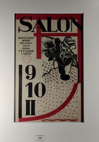 Sima Josef
SALON. AFFICHE LITHOGRAPHIÉE....