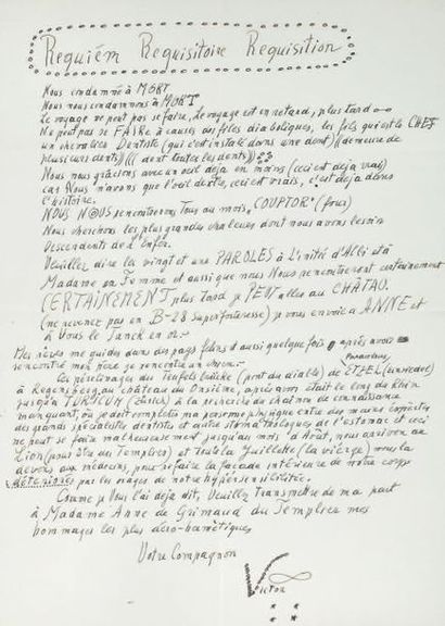 BRAUNER Victor
TROIS LETTRES AUTOGRAPHES...