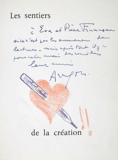 ARAGON Louis
JE N'AI JAMAIS APPRIS À ÉCRIRE...