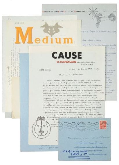 BRETON André
18 LETTRES AUTOGRAPHES SIGNÉES...