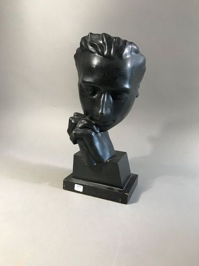 Eugène BOURGOUIN (1880-1924).
Le poète, portrait...