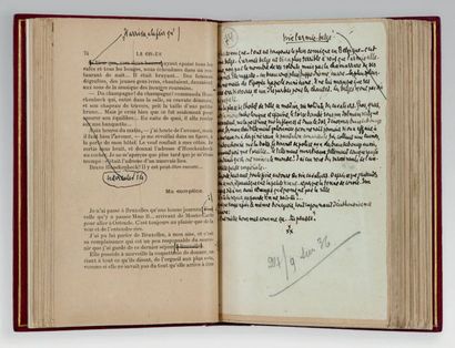 MIRBEAU (Octave)
La 628-E8. Paris, Bibliothèque-Charpentier,...