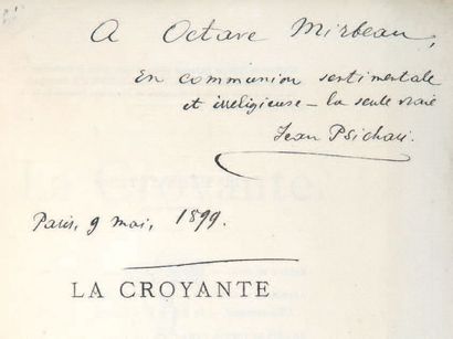 PSICHARI (Jean)
La Croyante. Paris, P.-V....