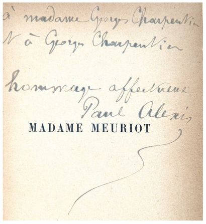 ALEXIS (Paul)
Madame Meuriot. Moeurs parisiennes....