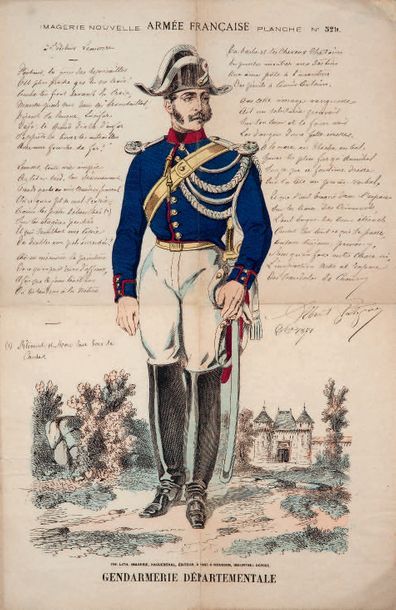 GLATIGNY (Albert)
POÈME AUTOGRAPHE SIGNÉ...
