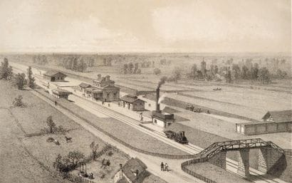 CHEMINS DE FER DE L'OUEST.
Stations de Caen...