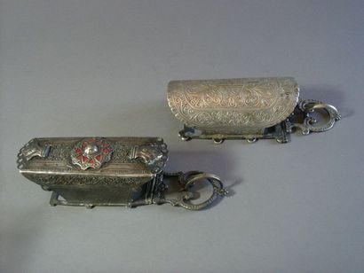 Lot de deux boucles de ceintures fekroun...
