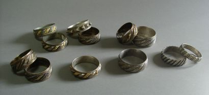 Lot de douze bracelets, Maroc
Argent, argent...