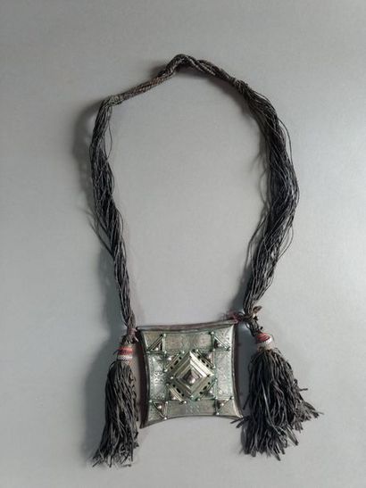 Pendentif amulette ou tsherot, Touareg, Azawagh,...