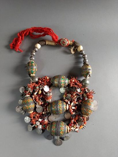 Collier à boules tagmout, Anti Atlas, Vallée...