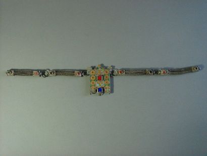 Elément de parure pectorale, région de Tiznit,...