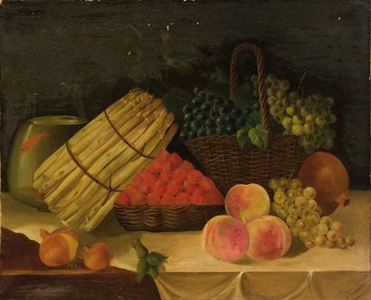 ECOLE FRANÇAISE DU XIXÈME SIÈCLE
Nature morte...